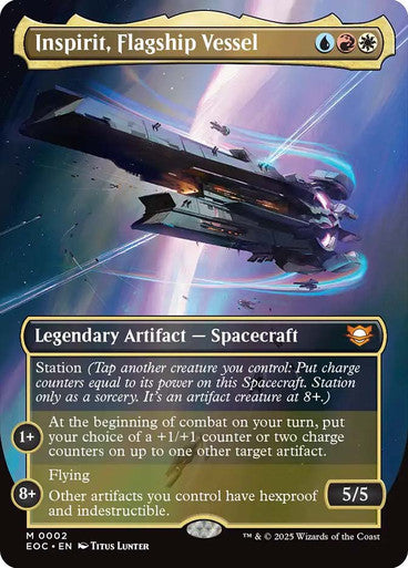 Inspirit, Flagship Vessel (Borderless) #0002 M M [EOE] [EOC]