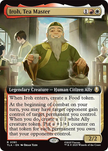 Iroh, Tea Master (Extended Art) #0381 M R [TLA]