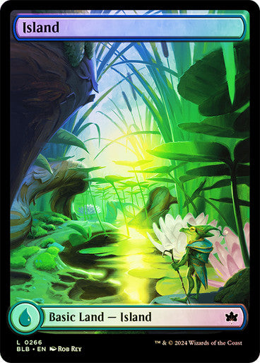 Island (Spring) (Full Art Foil) #0266 L C [BLB]
