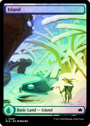 Island (Winter) (Full Art Foil) #0269 L C [BLB]