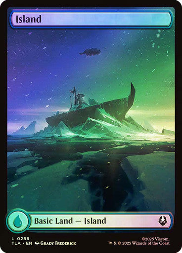Island (Full Art Foil) #0288 L C [TLA]