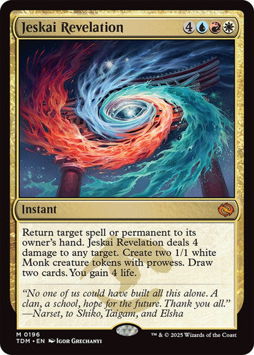 Jeskai Revelation #0196 M M [TDM]