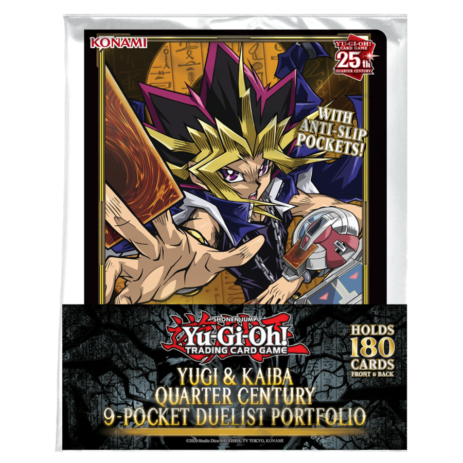 Yugi & Kaiba Quarter Century - 9 Pkt Portfolio - Yu Gi Oh