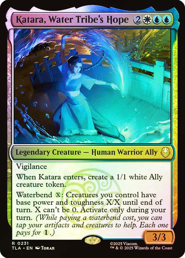 Katara, Water Tribe's Hope (Foil) #0231 M R [TLA]