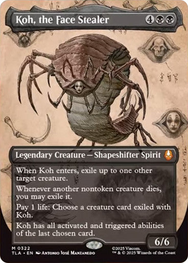 Koh, the Face Stealer (Borderless) #0322 Bk M [TLA]