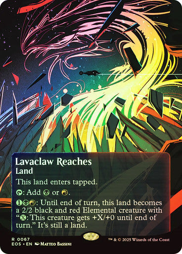 Lavaclaw Reaches (Borderless Poster Foil) #0067 L R [EOE] [EOS]