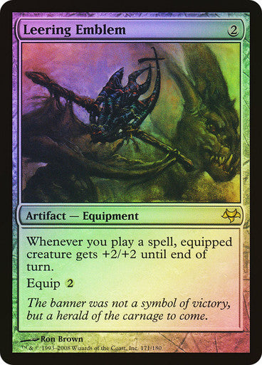Leering Emblem #171 (Foil) [EVE]
