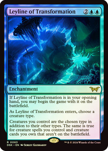 Leyline of Transformation (Foil) #0063 Bu R [DSK]