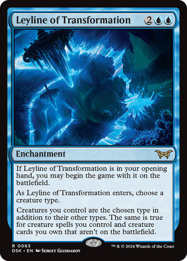 Leyline of Transformation #0063 Bu R [DSK]