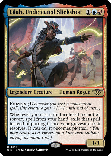 Lilah, Undefeated Slickshot #0217 M R [OTJ]