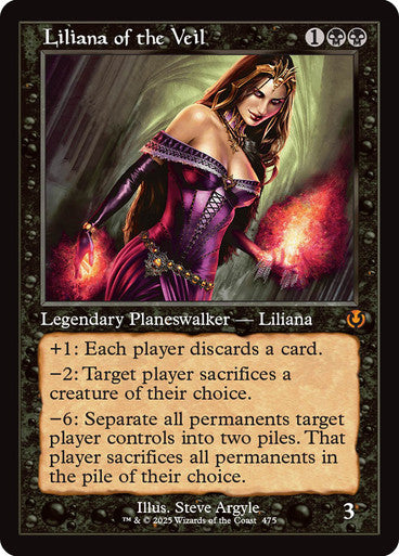 Liliana of the Veil (Retro Frame) #0475 Bk M [INR]