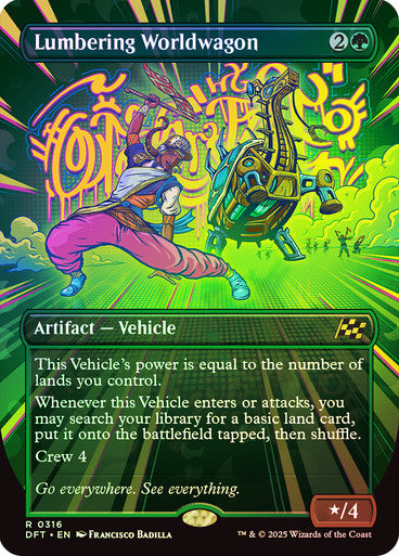 Lumbering Worldwagon (Bordless Foil) #0316 G R [DFT]