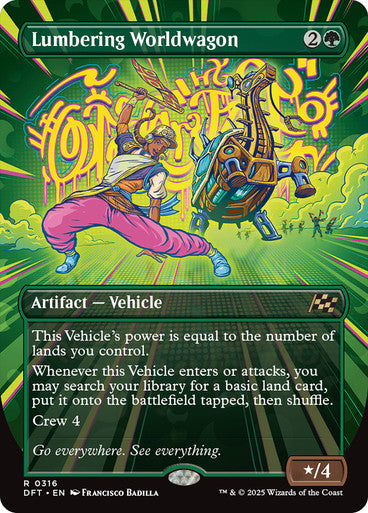 Lumbering Worldwagon (Borderless) #0316 G R [DFT]