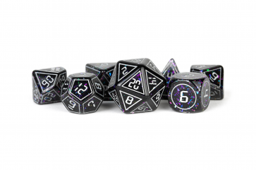 Infused Framed Void - 16mm Resin Polyhedral Dice Set (7) - MDG