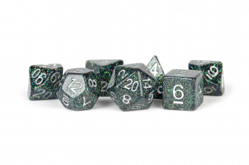 Infused Astro Mica - 16mm Resin Polyhedral Dice Set (7) - MDG