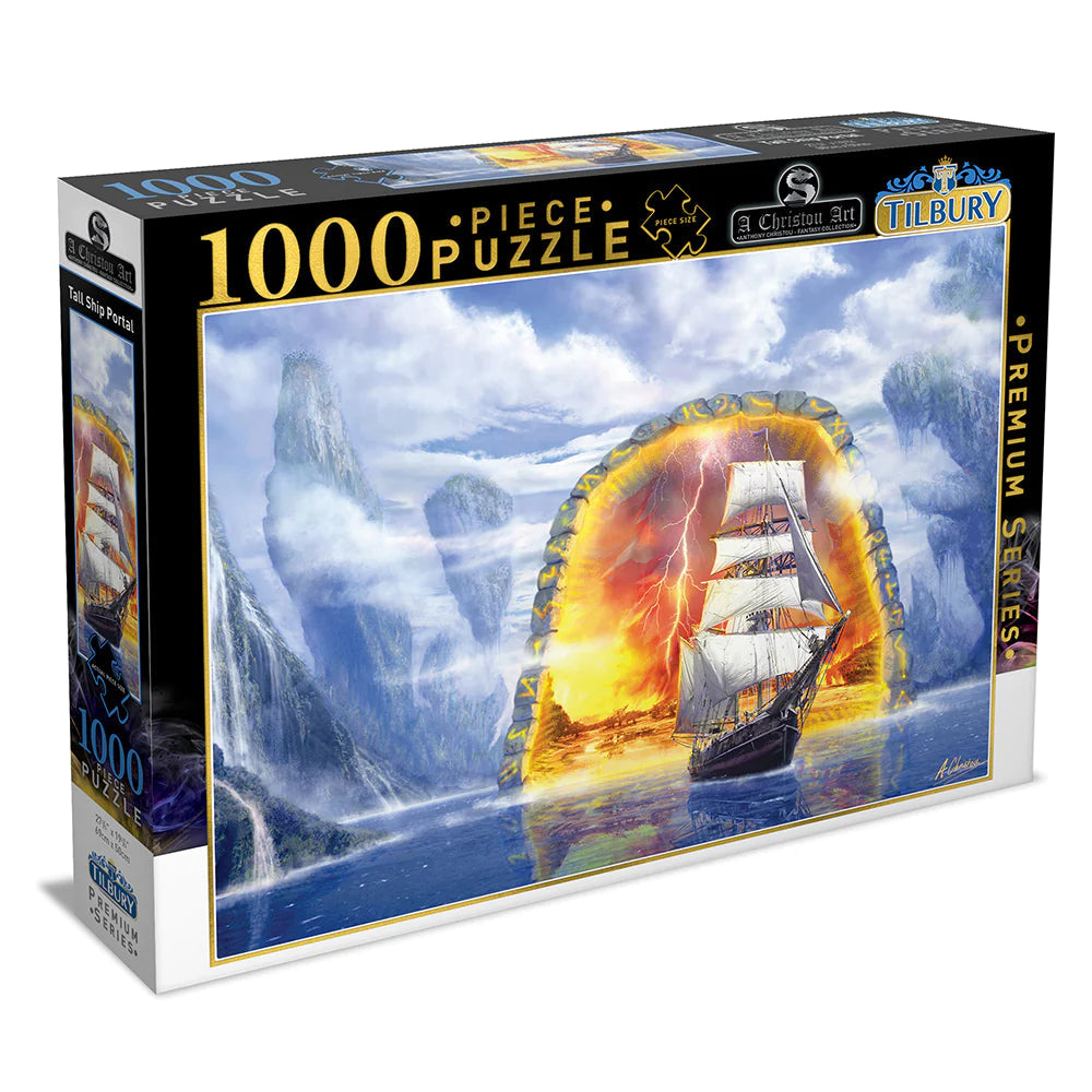 Tall Ship Portal - Anthony Christou - 1000pc Jigsaw Puzzle - MJM19577