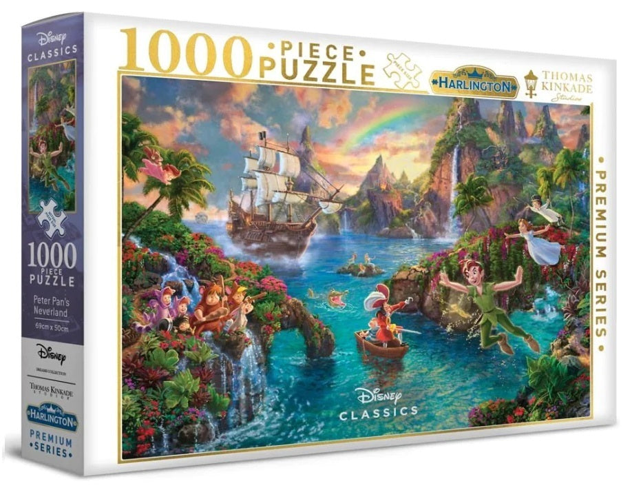 Peter Pan's Neverland - Thomas Kinkade - 1000pc Jigsaw Puzzle - MJM20063