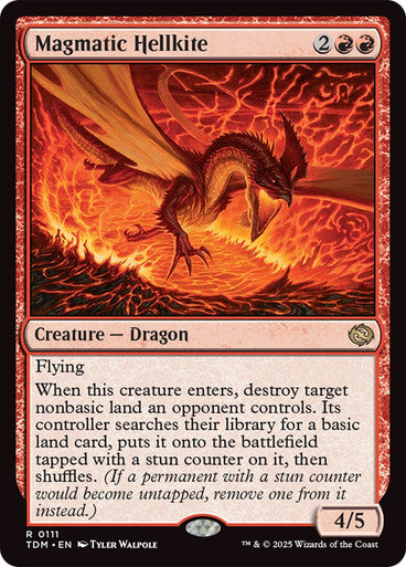 Magmatic Hellkite #0111 R R [TDM]