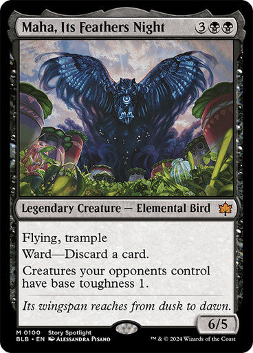 Maha, Its Feathers Night #0100 Bk M [BLB]