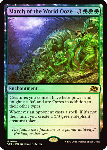 March of the World Ooze (Foil) #0169 G M [DFT]