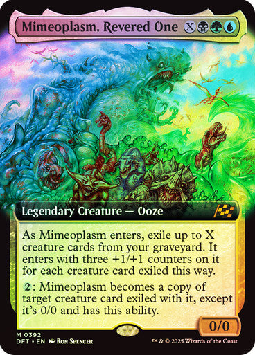 Mimeoplasm, Revered One (Extended Art Foil) #0392 M M [DFT]