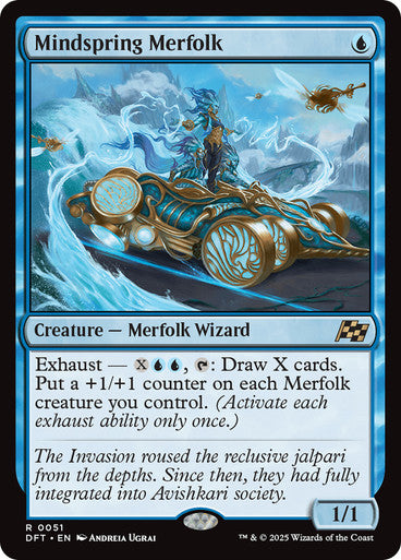Mindspring Merfolk #0051 Bu R [DFT]