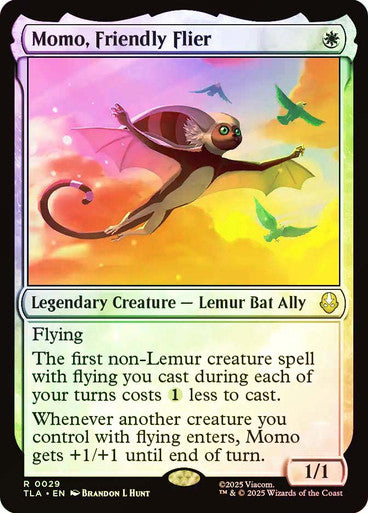 Momo, Friendly Flier (Foil) #0029 W R [TLA]