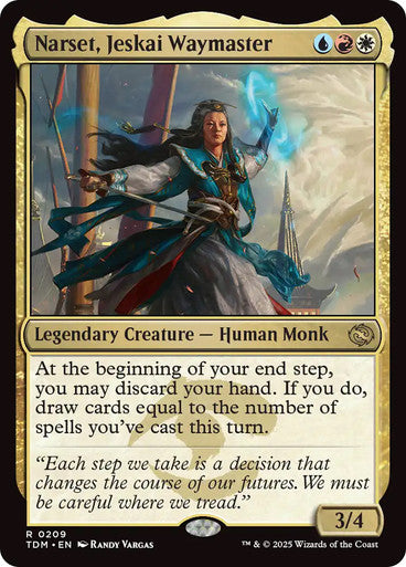 Narset, Jeskai Waymaster #0209 M R [TDM]