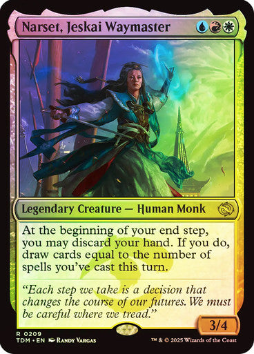 Narset, Jeskai Waymaster (Foil) #0209 M R [TDM]