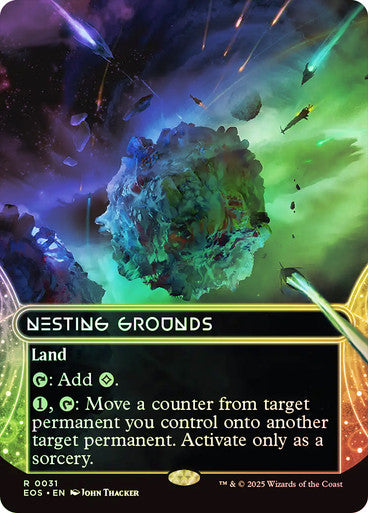 Nesting Grounds (Borderless Foil) #0031 L R [EOE] [EOS]