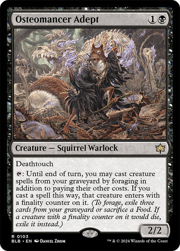 Osteomancer Adept #0103 Bk R [BLB]