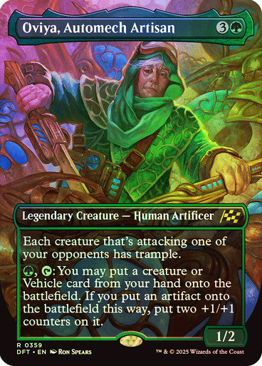 Oviya, Automech Artisan (Bordless Foil) #0359 G R [DFT]