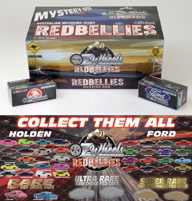 Clutch 1 - RedBellies Mystery Box - Oz Wheels
