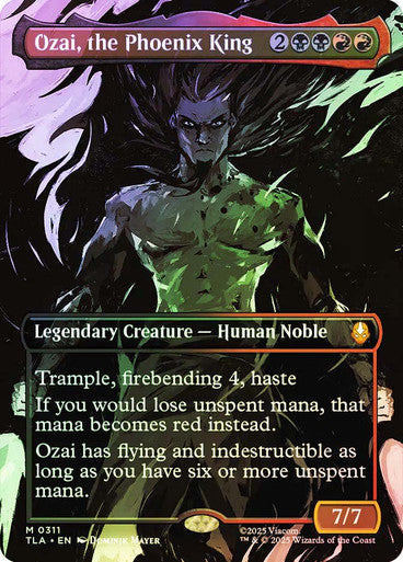 Ozai, the Phoenix King (Borderless Foil) #0311 M M [TLA]