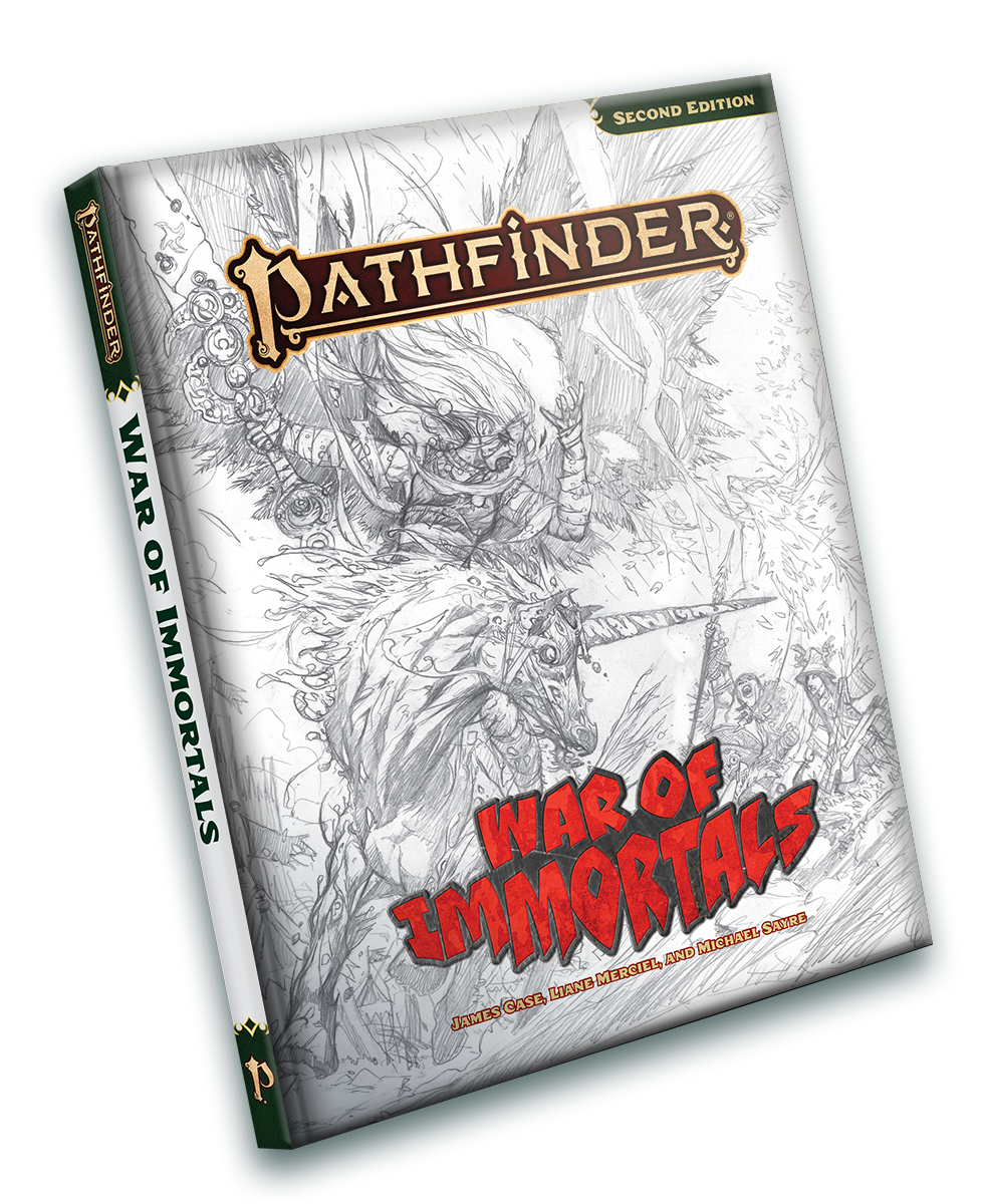 War of the Immortals (Sketch Cover) - Second Edition Remaster - Pathfinder