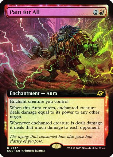 Pain for All (Extended Art Foil) #0337 R R [EOE]