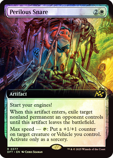 Perilous Snare (Extended Art Foil) #0377 W R [DFT]