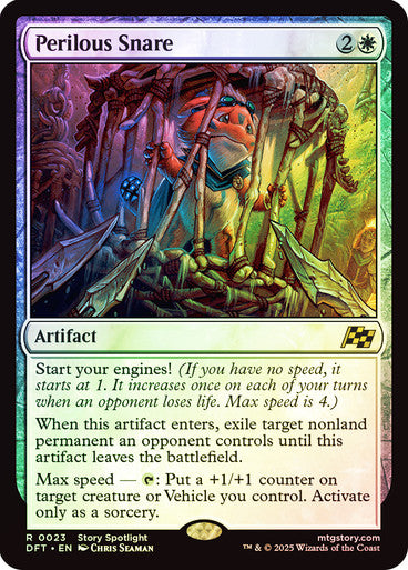 Perilous Snare (Foil) #0023 W R [DFT]