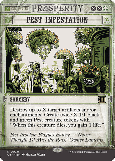Pest Infestation (Showcase) G R #0030 [OTJ] [OTP]