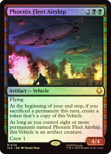 Phoenix Fleet Airship (Foil) #0114 Bk M [TLA]