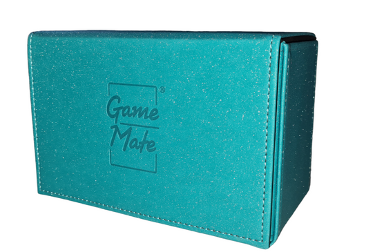 Teal Diamond Series - Deck Box v2 - Magnetic Closure - 160 Cards - Game Mate