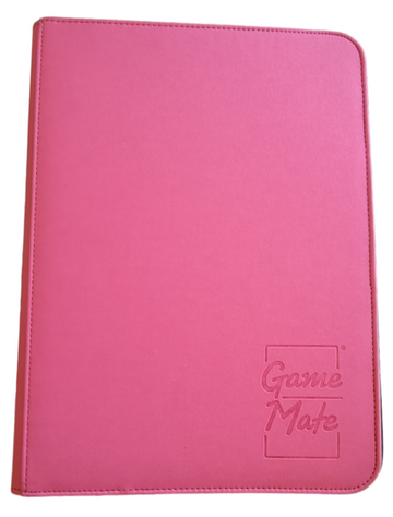 pink card binder Amazon.com: Premium Zip Card Binder, Fabmaker 9 Pocket Trading Card Binder,  PU Cover Zipper Card Collection Album, Sturdy 360 Side-Loading Card Folder  Holder for Game & Sports Cards, Pink : Toys & main image 1