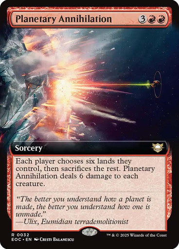 Planetary Annihilation (Extended Art) #0032 R R [EOE] [EOC]