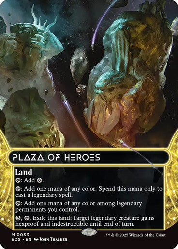 Plaza of Heroes (Borderless) #0033 L M [EOE] [EOS]
