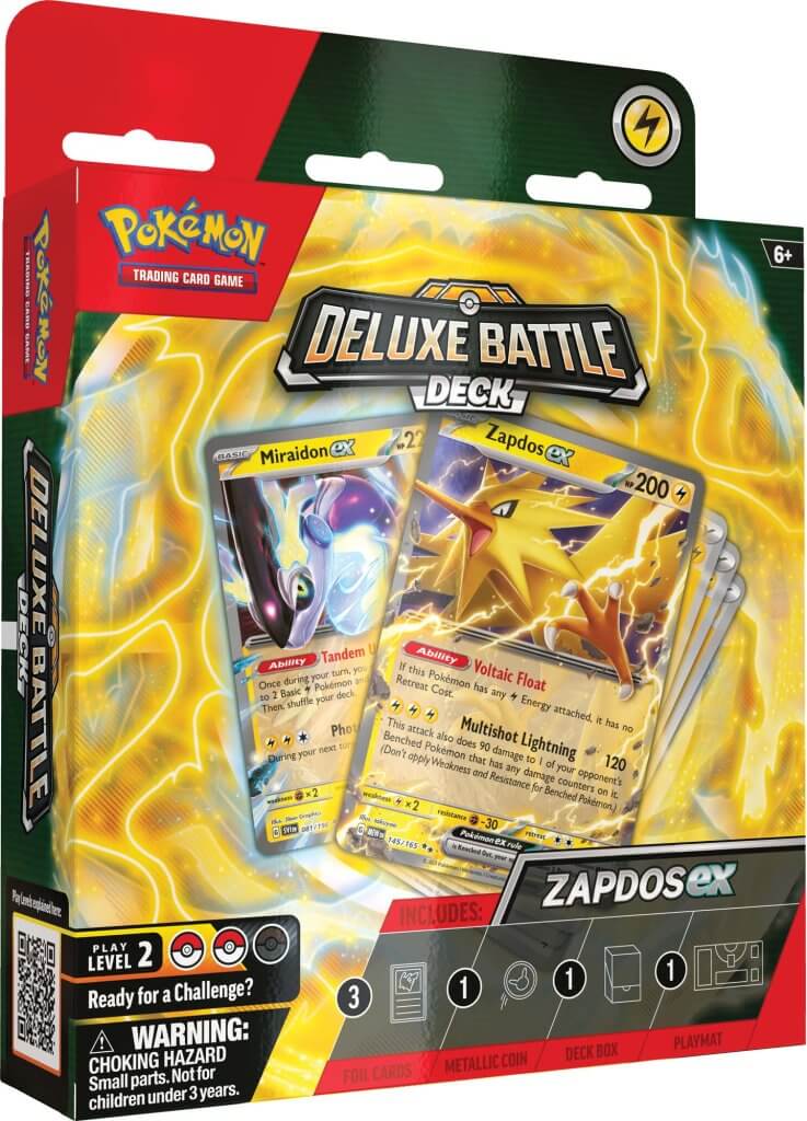 Zapdos ex Deluxe Battle Deck - Pokemon