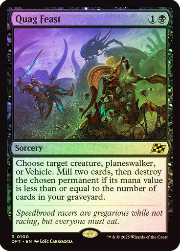 Quag Feast (Foil) #0100 Bk R [DFT]