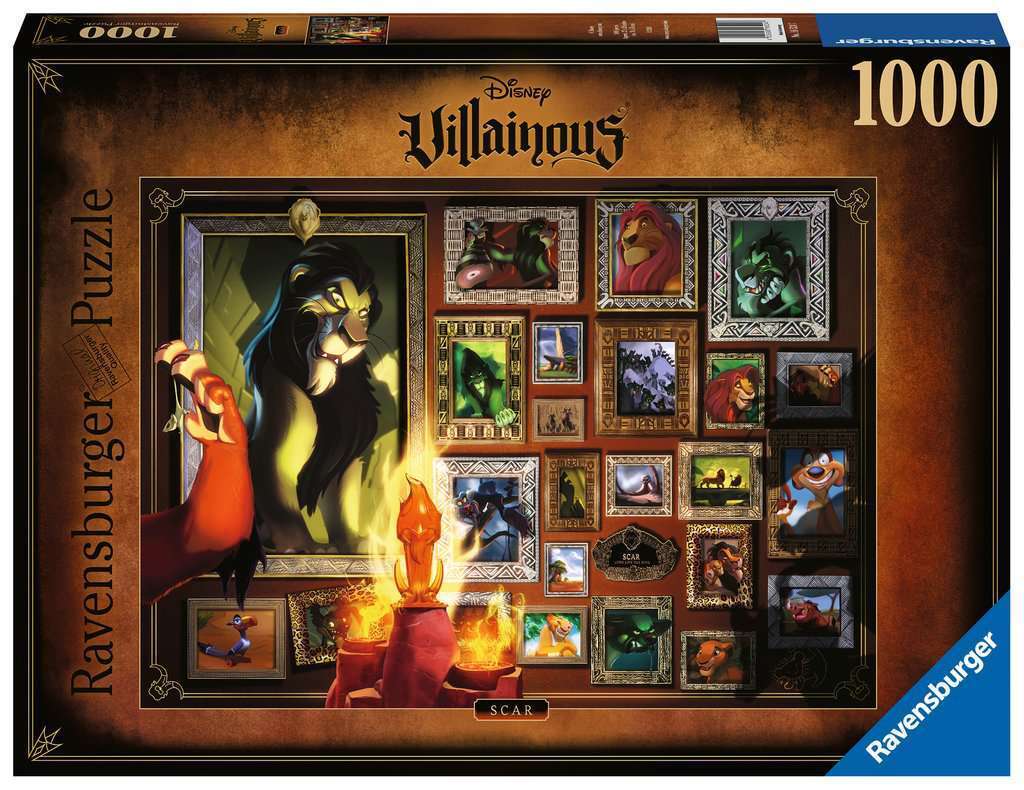 Scar - Disney Villainous - 1000pc Jigsaw Puzzle - RB165247