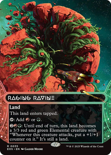 Raging Ravine (Borderless) #0035 L R [EOE] [EOS]