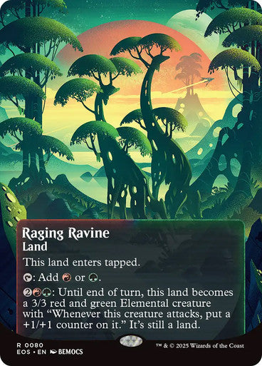 Raging Ravine (Borderless Poster) #0080 L R [EOE] [EOS]