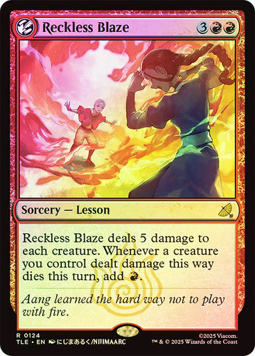 Reckless Blaze (Foil) #0124 R R [TLA] [TLE]